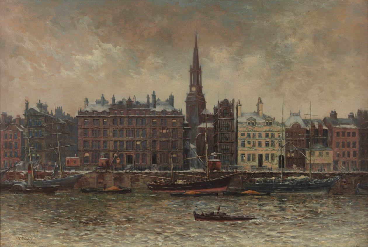 Quayside, Newcastle upon Tyne, 1886 av John Wallace