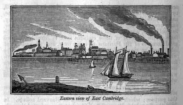 Eastern View of East Cambridge, fra 