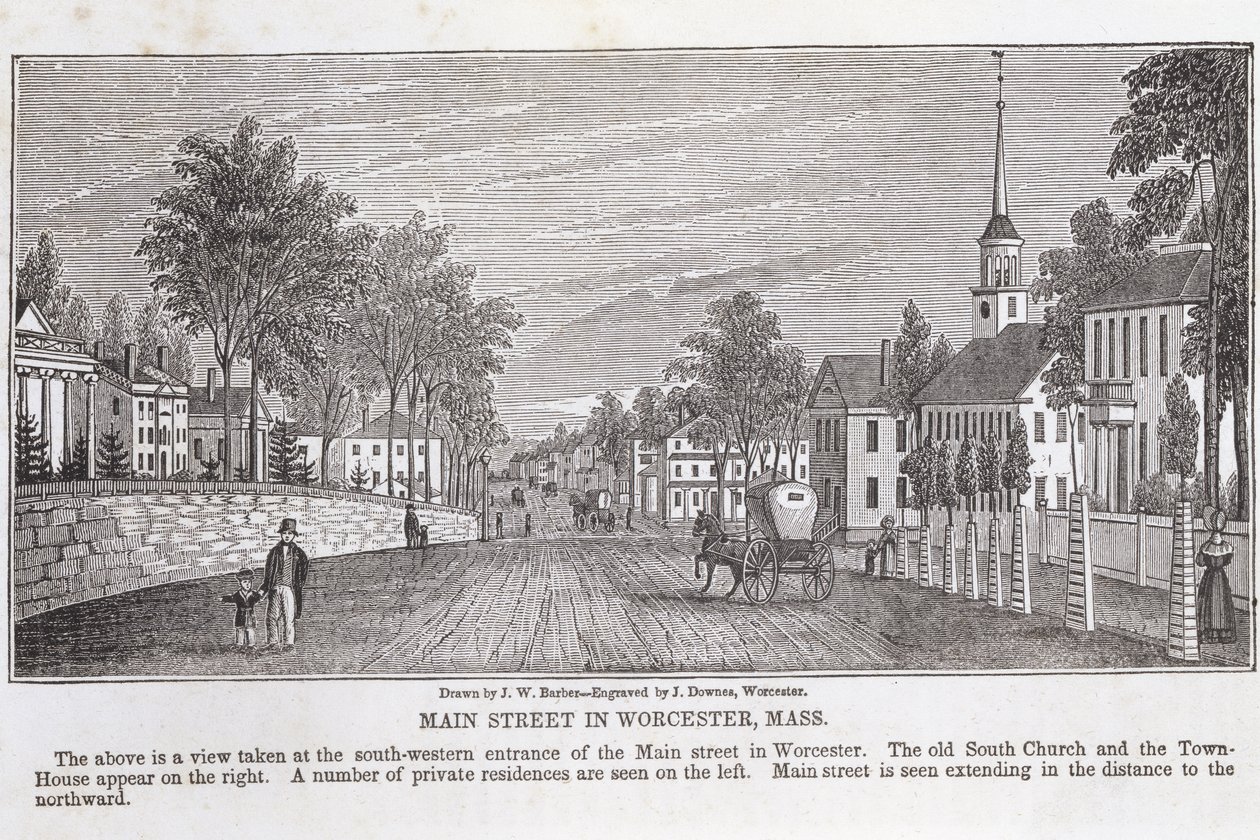 Main street i Worcester, fra 
