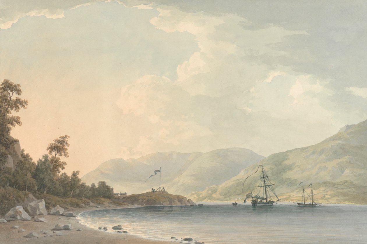 Tilnærming til Belle Grange Park av John Warwick Smith