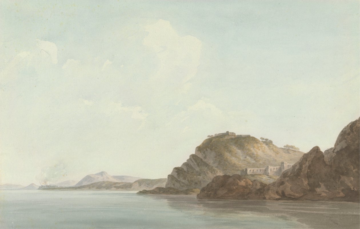 Kyst nær Sorrento av John Warwick Smith