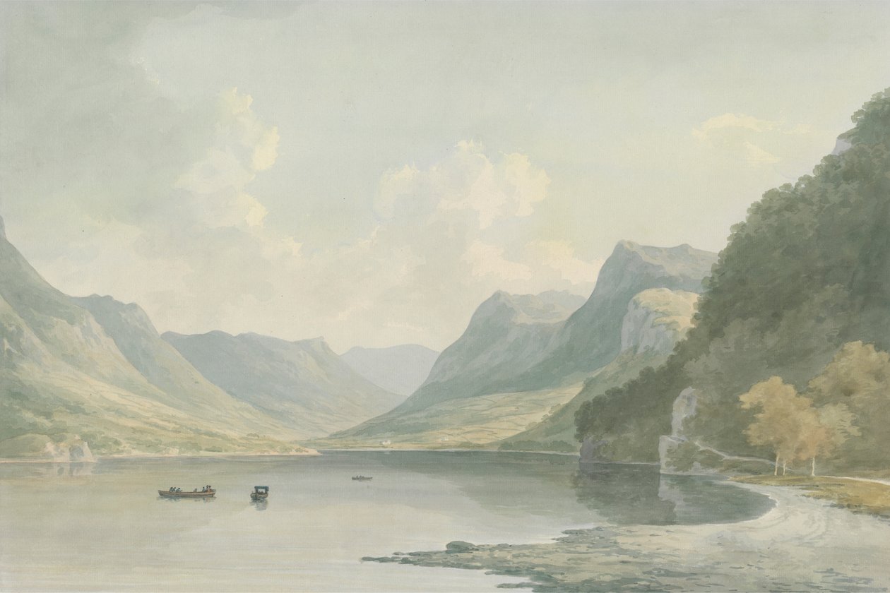 Ullswater, ser mot Patterdale av John Warwick Smith