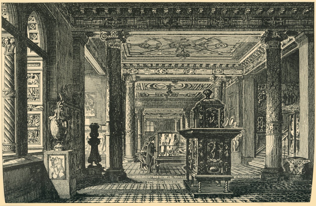 The Ceramic Gallery, South Kensington Museum, c1876, 1881. av John Watkins