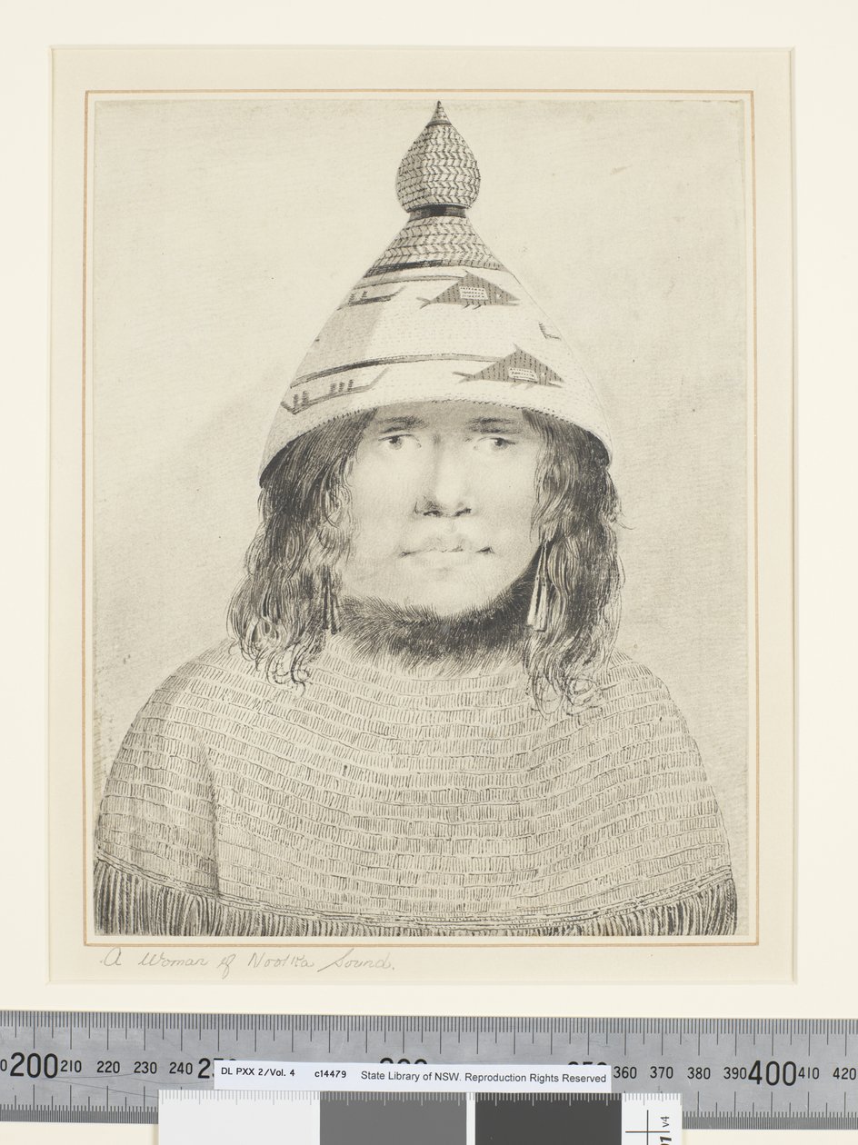 F.22 A Woman of Nootka Sound, ca. 1773-84 (akvarell) av John Webber