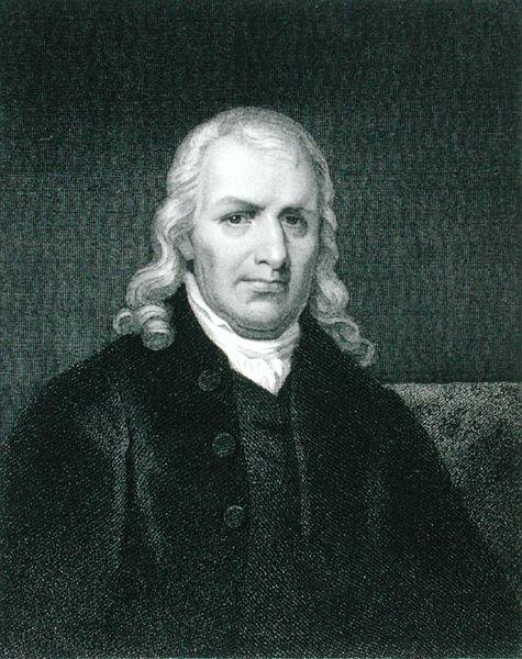 Samuel Chase (1741-1811) gravert av John B. Forrest (1814-70) etter en tegning av originalen av James Barton Longacre (1794-1869) (gravering) av John Wesley (after) Jarvis