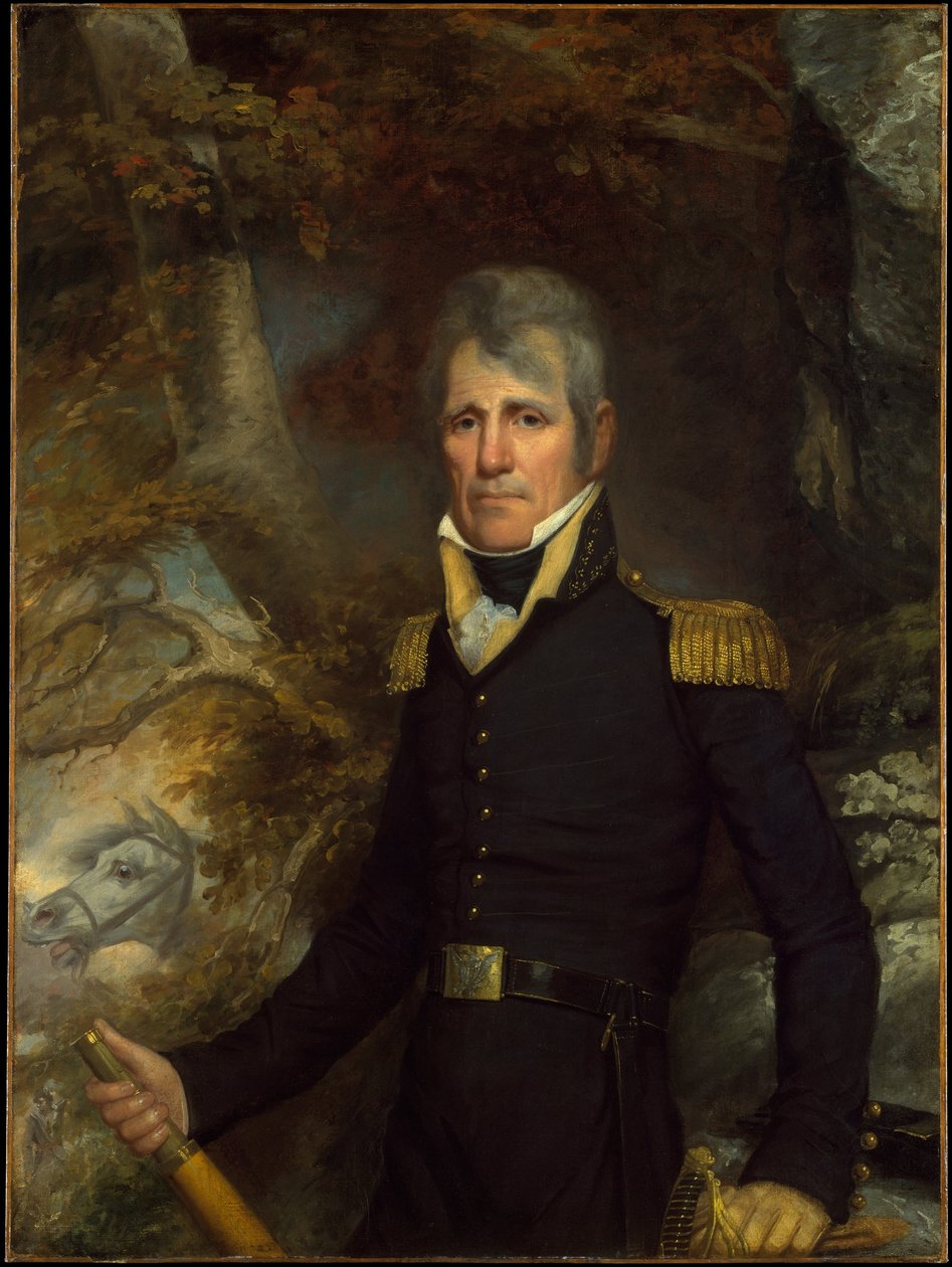 General Andrew Jackson, ca. 1819 av John Wesley Jarvis