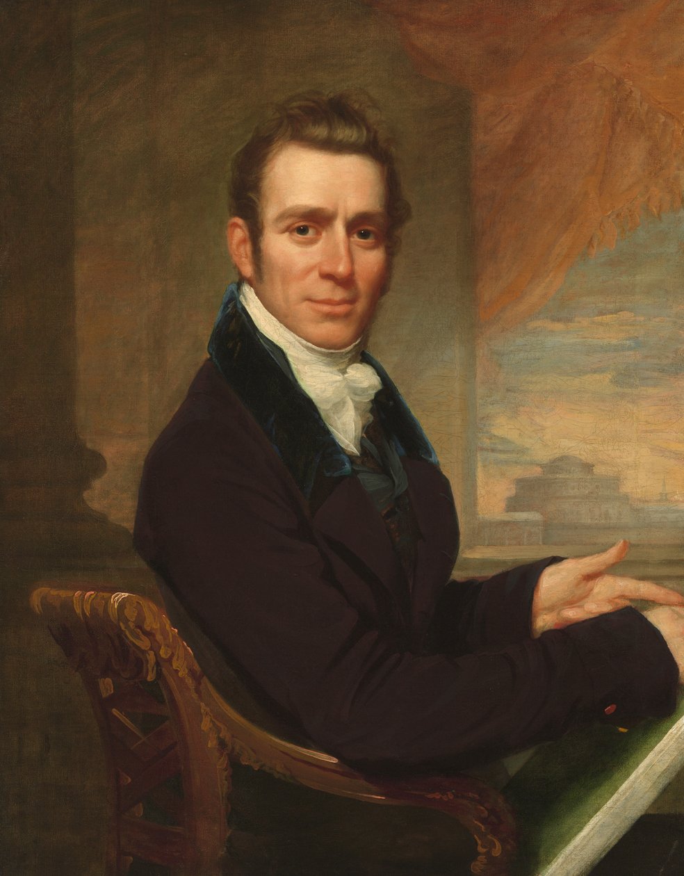 Joseph Delaplaine, januar 1819. av John Wesley Jarvis