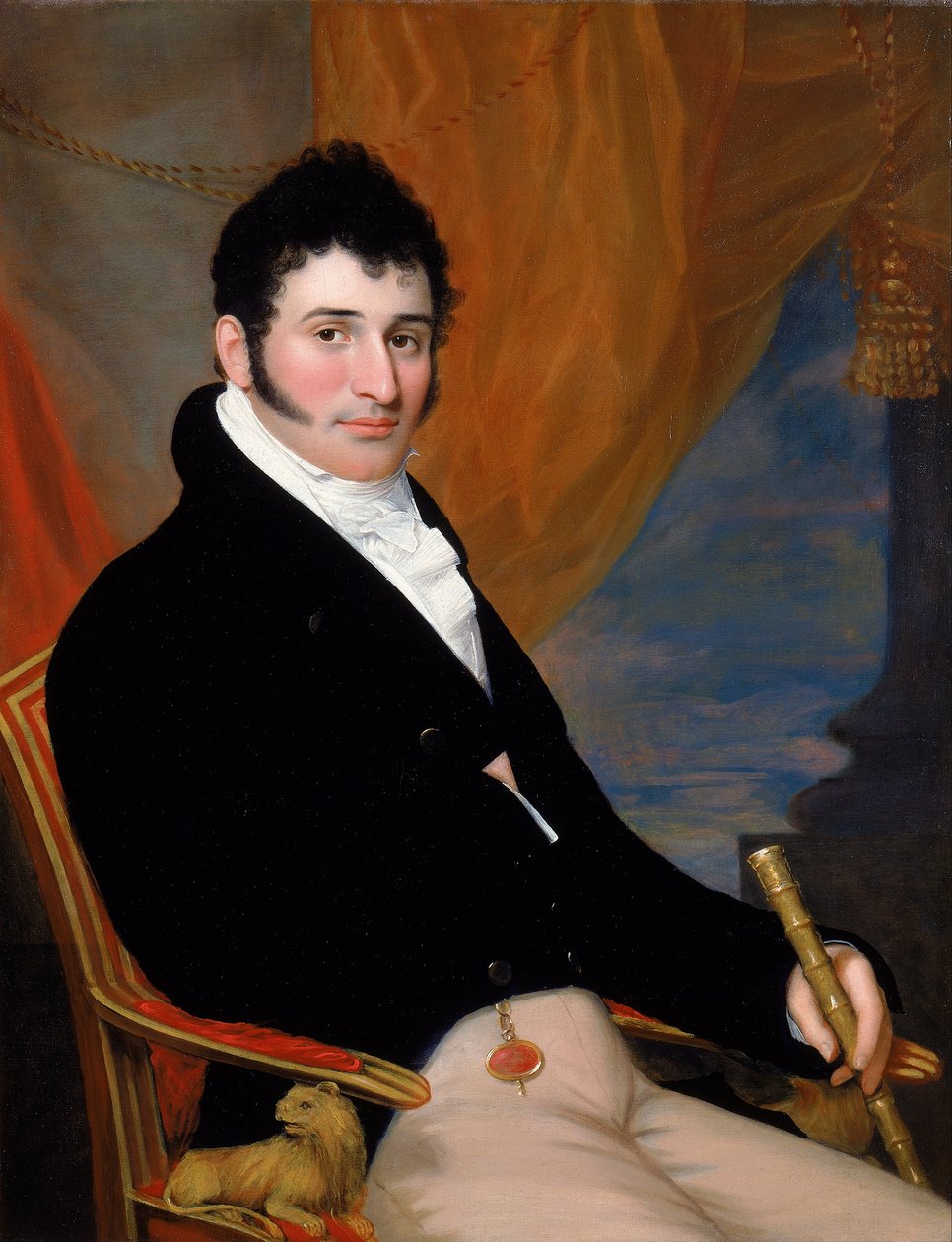 Portrett av Solomon Isaacs, ca 1813 av John Wesley Jarvis