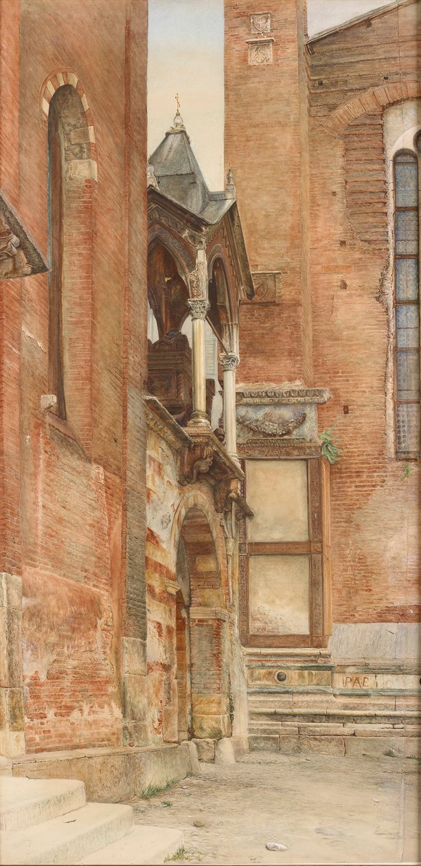 Castelbarco-graven, Verona, mai - august 1869 av John Wharlton Bunney