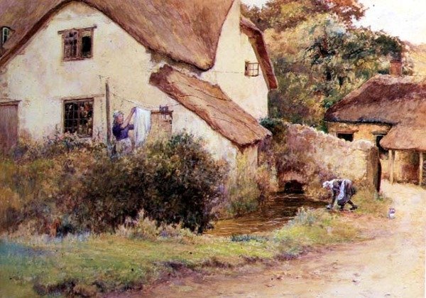 Hytte i Branscombe, Devon av John White