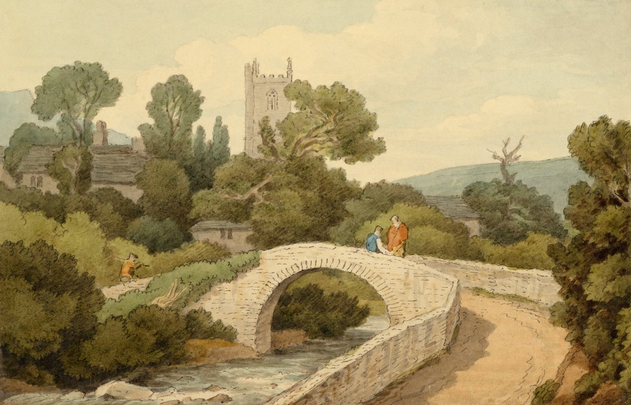 Meavy (blyant, penn, grått blekk og akvarell) av John White Abbott