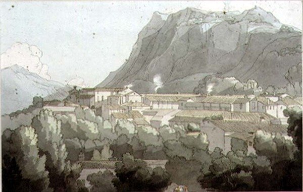 Tiggere, nær Como av John White Abbott