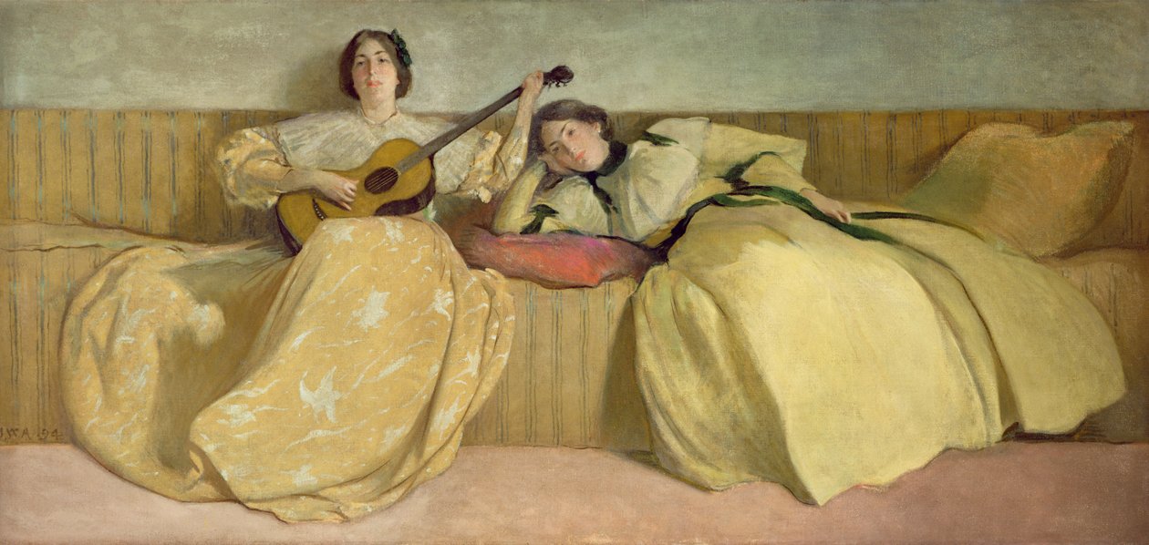 Panel for musikkrom, 1894 av John White Alexander