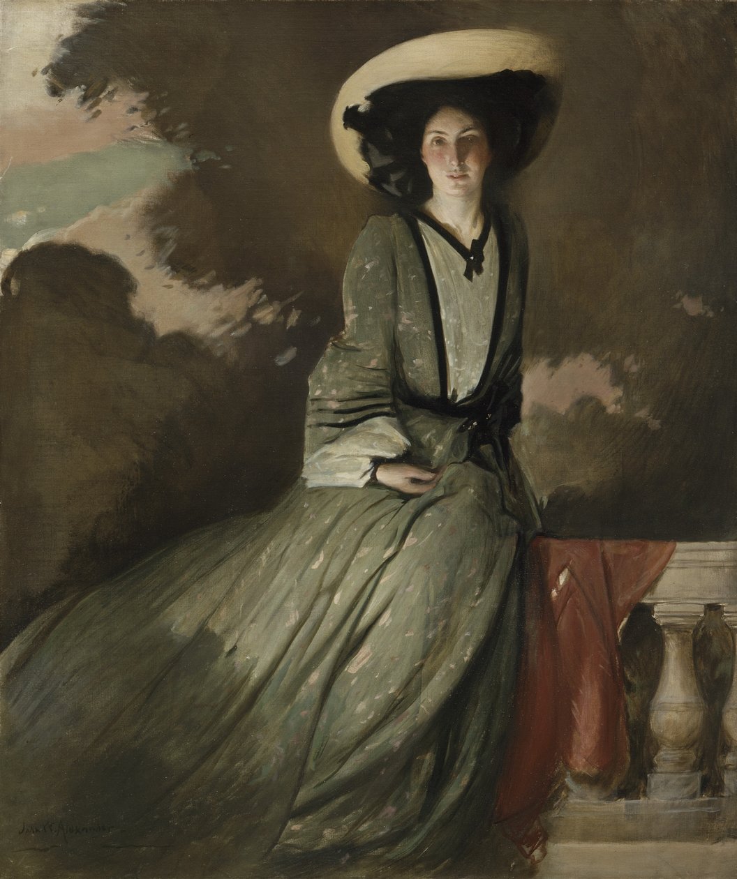 Portrett av Mrs. John White Alexander, 1902 av John White Alexander