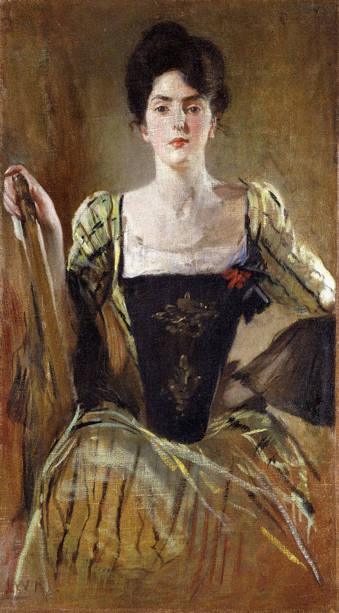 Den grønne kjolen, ca. 1904 av John White Alexander