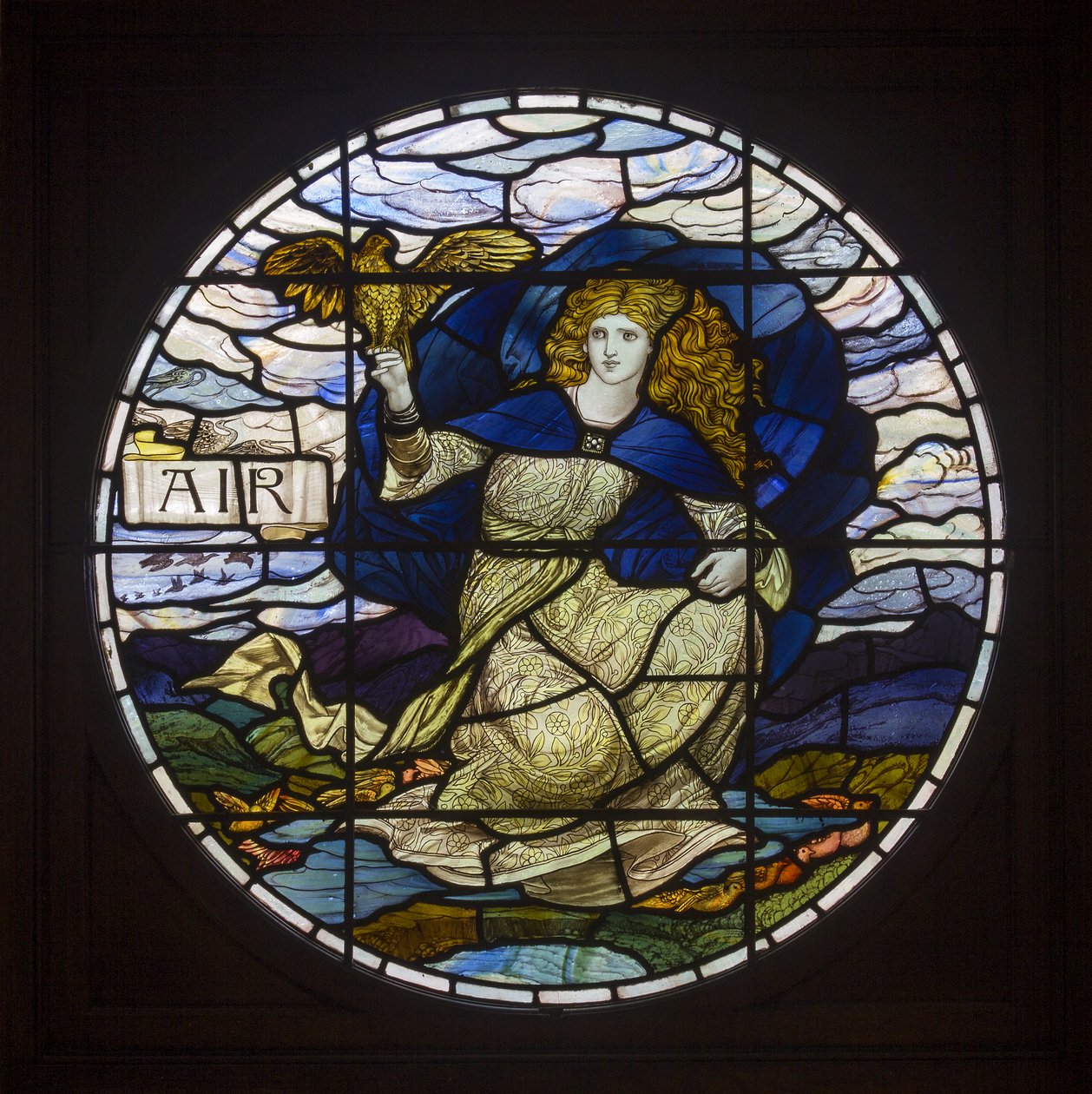 Biddulph Grange, James Powell & Sons, John William Brown (1842-1928), Air, 1903, Art Nouveau av John William Brown