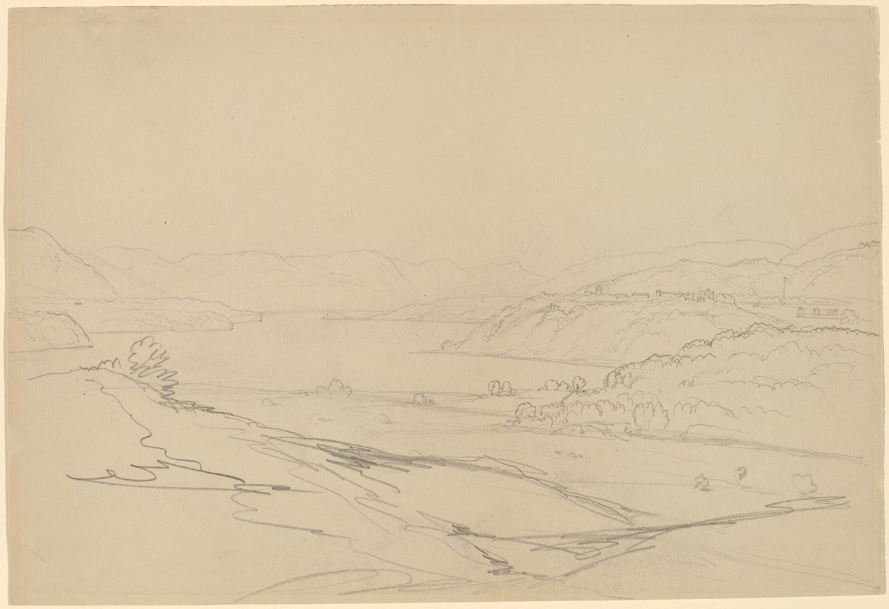 West Point fra Storm King av John William Casilear