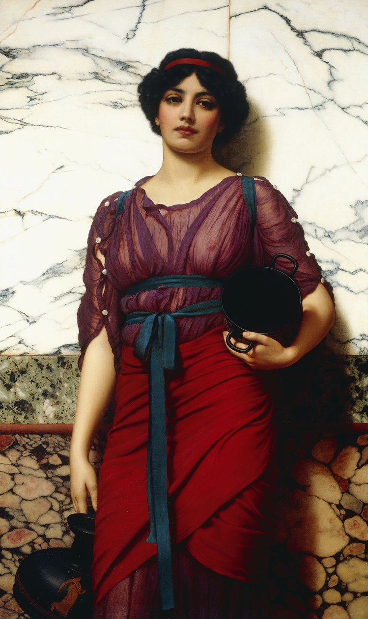 En gresk idyll, 1907 av John William Godward