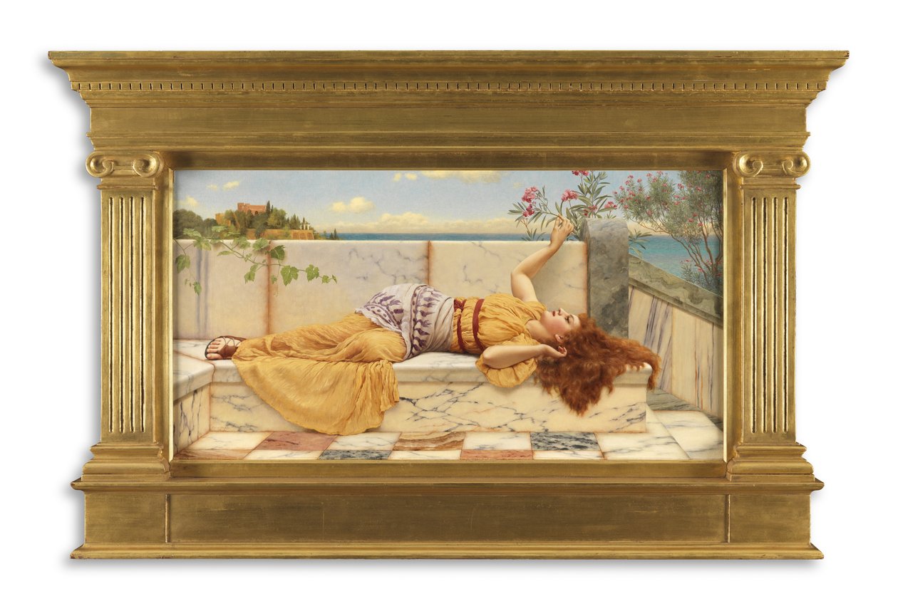 A Happy Awakening, 1903 av John William Godward