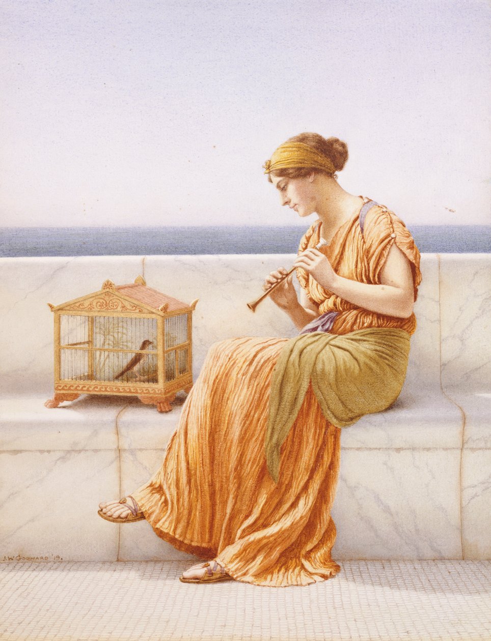 En sang uten ord, 1919 av John William Godward