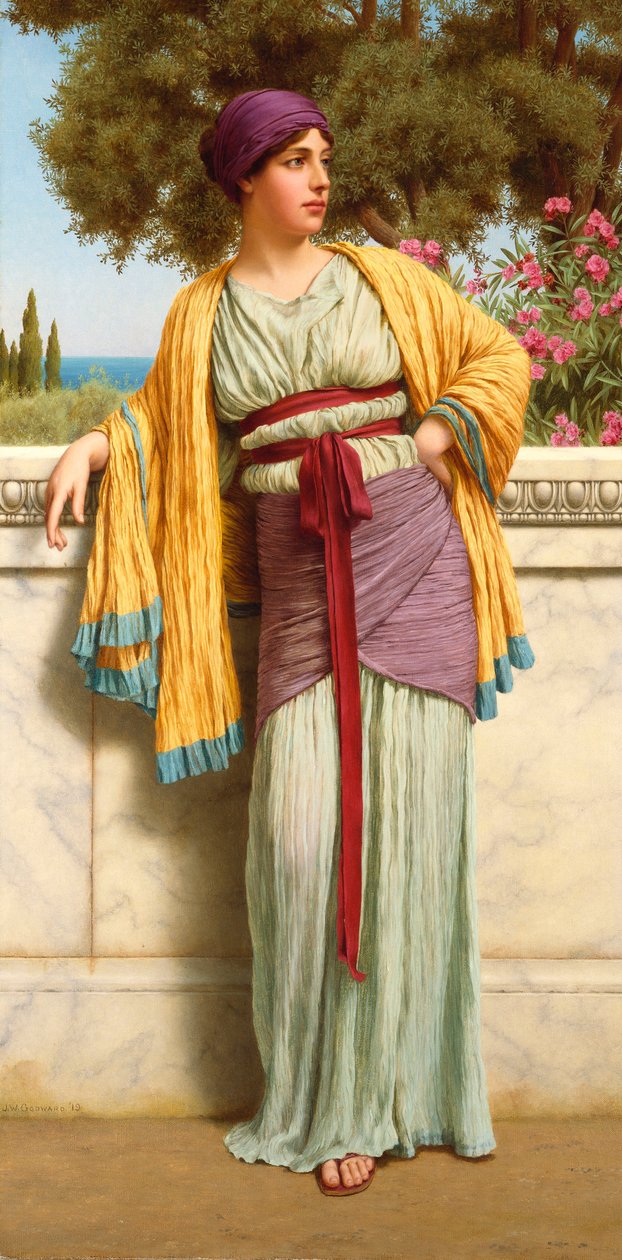 Cestilia, 1919 av John William Godward