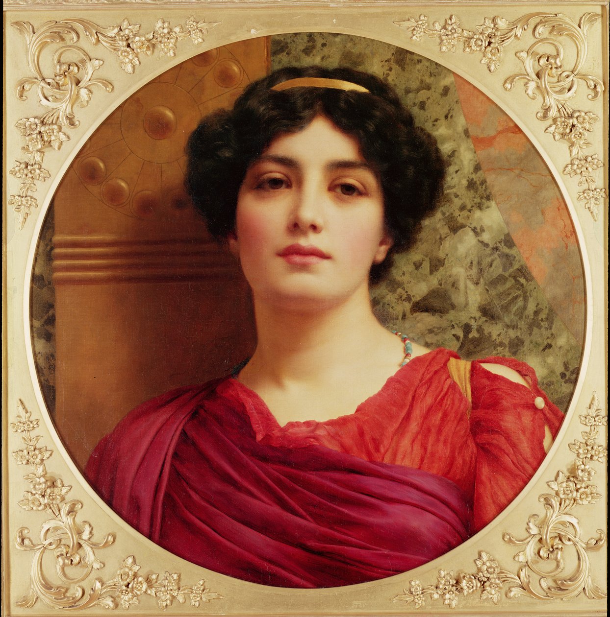 Klassisk dame av John William Godward
