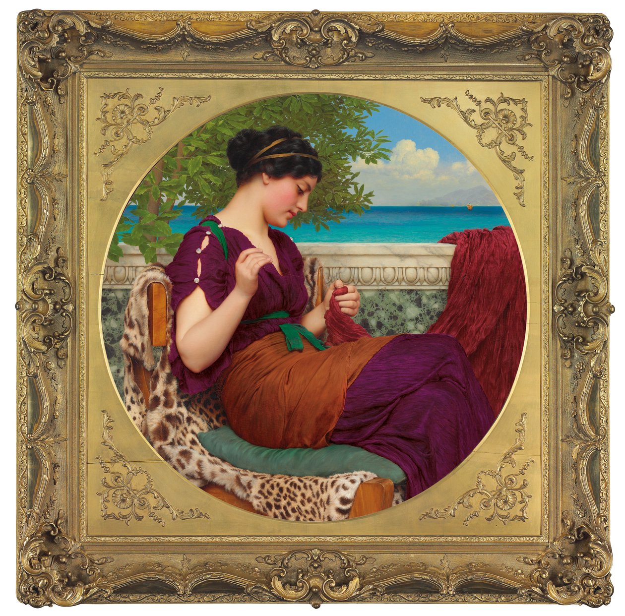 Langt borte tanker, 1911 av John William Godward