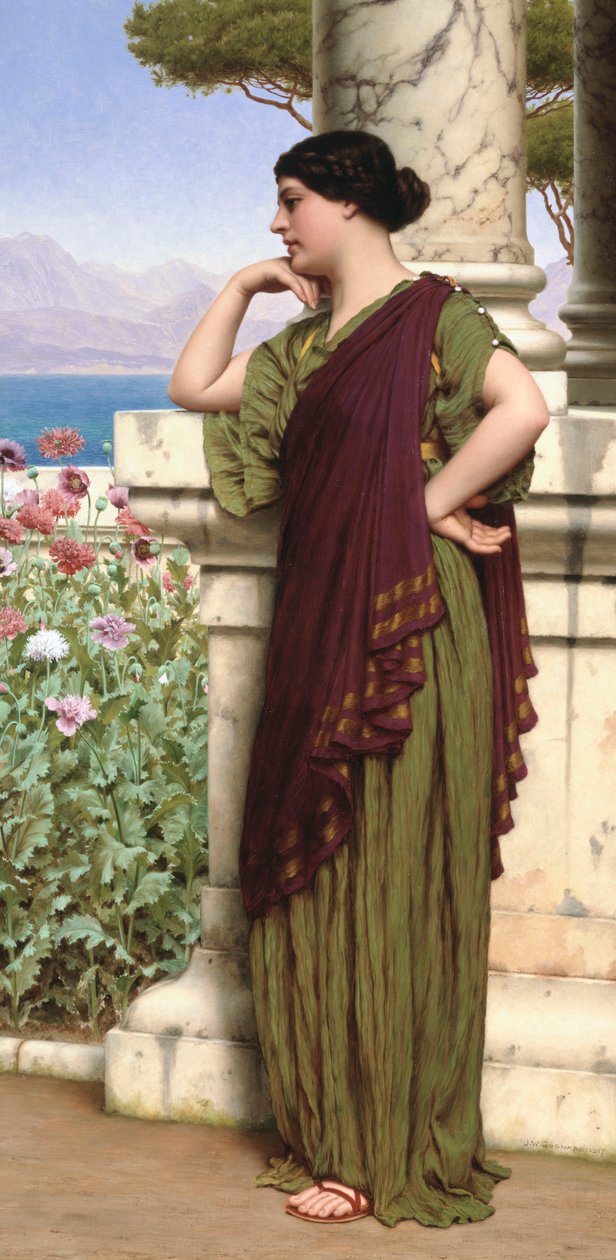 Ømme tanker, 1917 av John William Godward