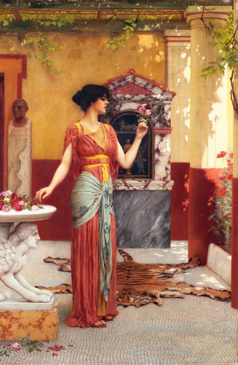 Buketten, 1899 av John William Godward