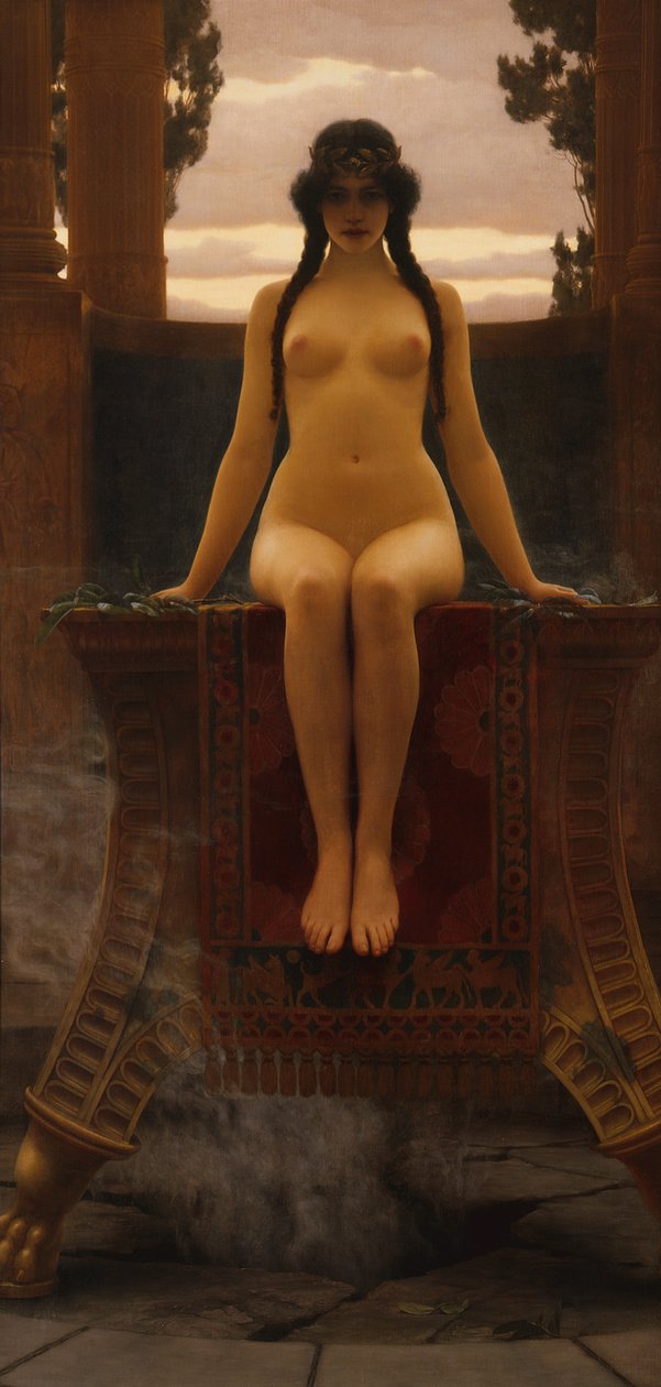 Det delfiske oraklet av John William Godward