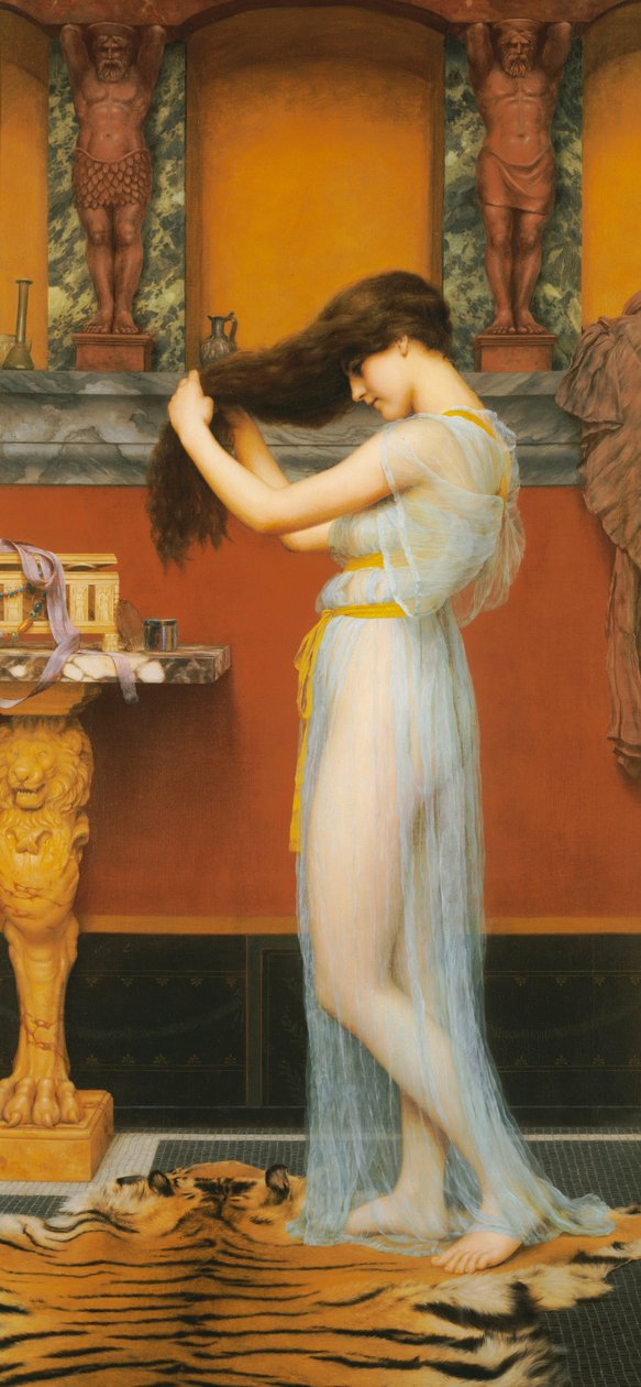 Toalettet, 1900 av John William Godward