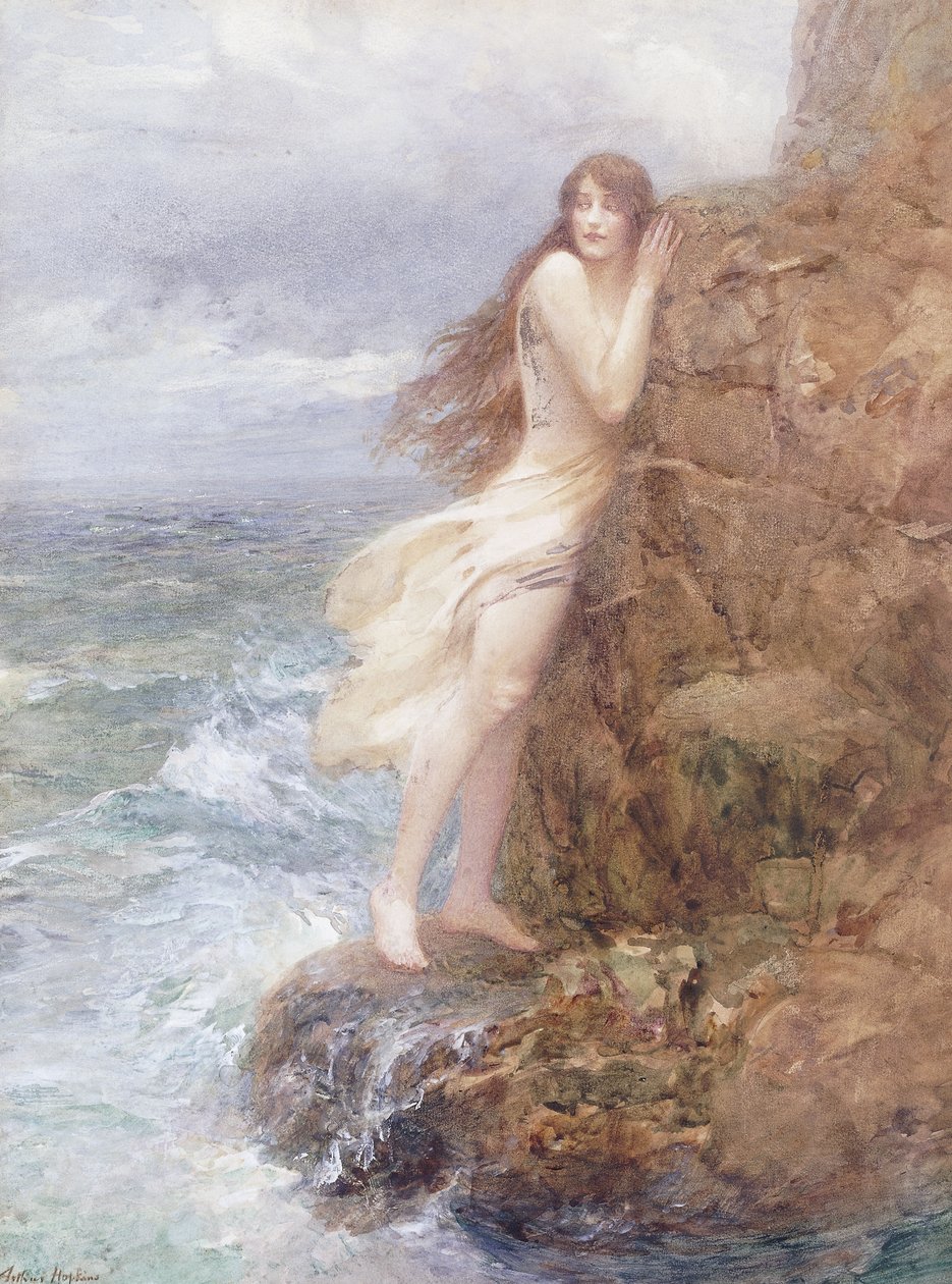 Vikle nøsten, av John William Godward