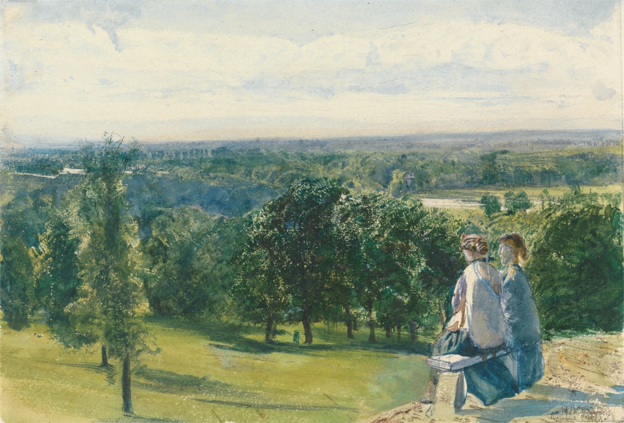 I Richmond Park av John William Inchbold