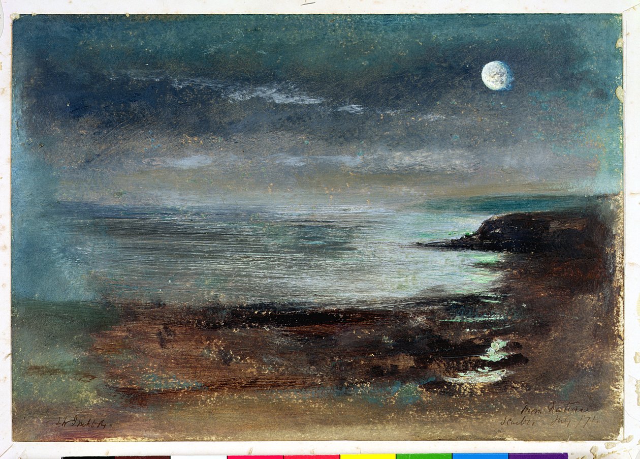 Scarborough (olje på lerret) av John William Inchbold