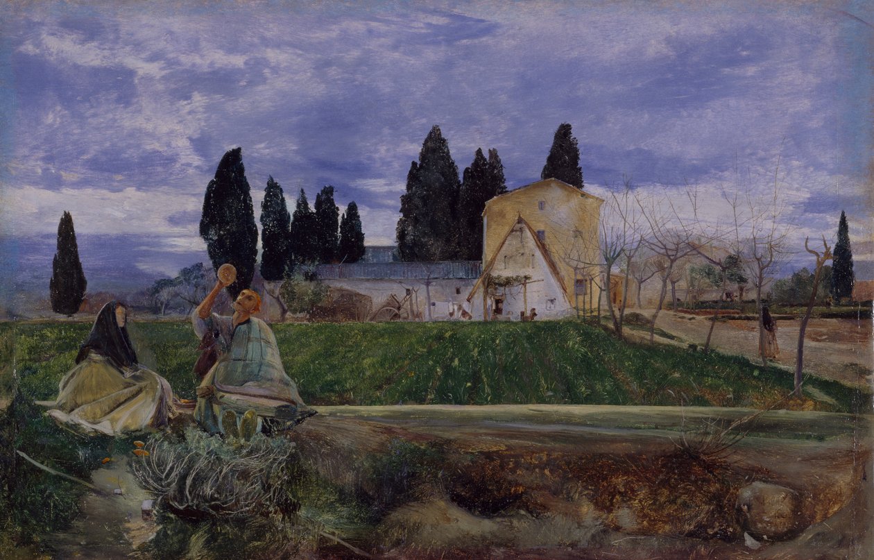 Våren i Spania: nær Gordella, 1869 av John William Inchbold