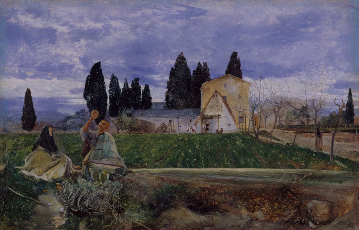 Våren i Spania, nær Gordella, c1869. av John William Inchbold