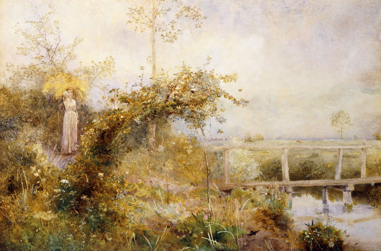 Return from the Harvest Field, 1880 av John William North