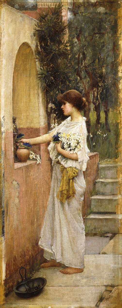 Et romersk offer av John William Waterhouse