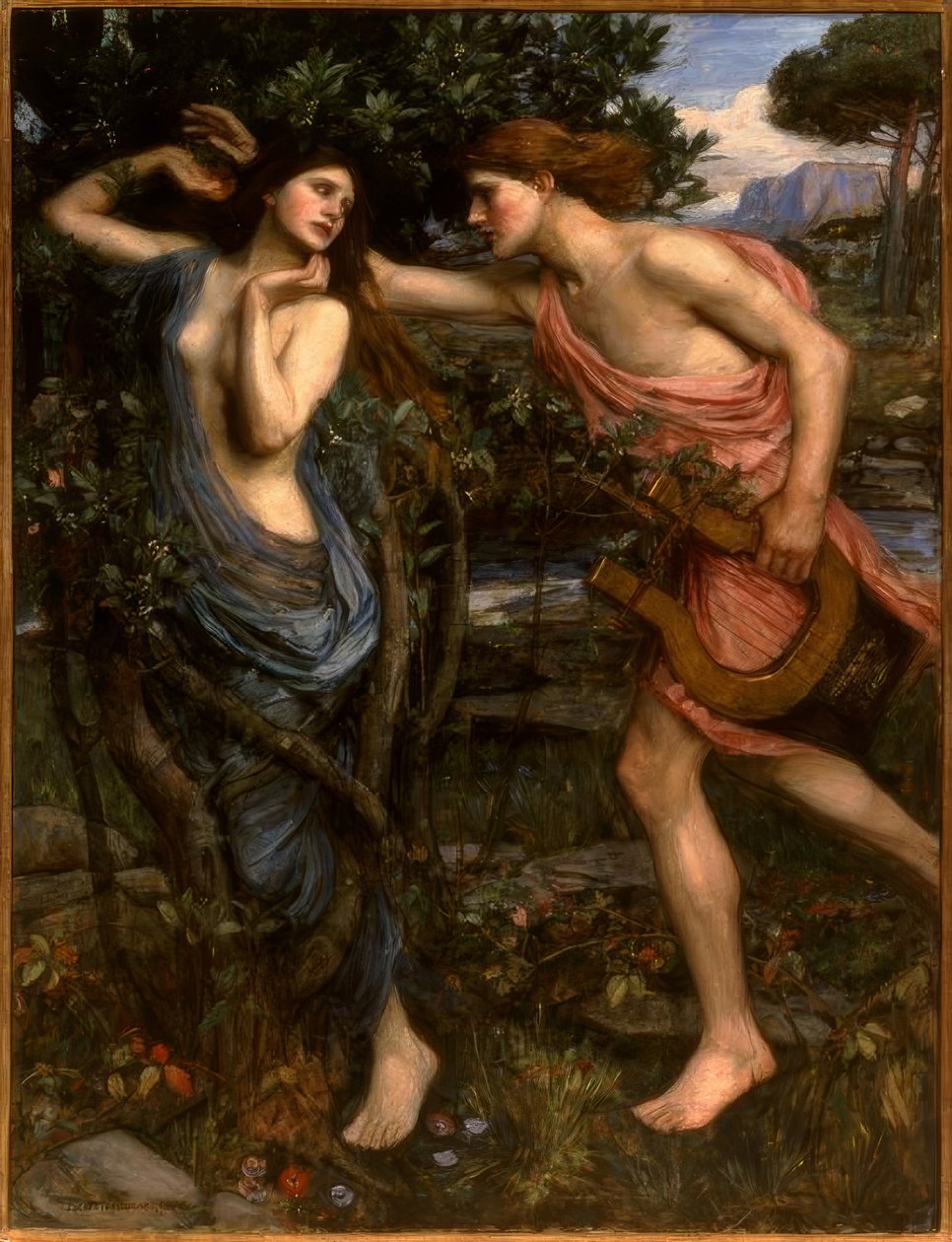 Apollo og Daphne av John William Waterhouse