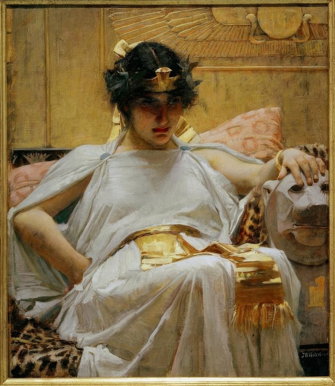 Kleopatra av John William Waterhouse