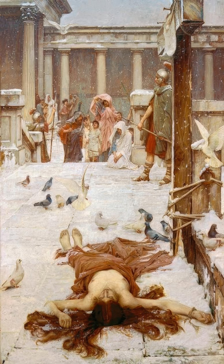 Den hellige Eulalia av John William Waterhouse