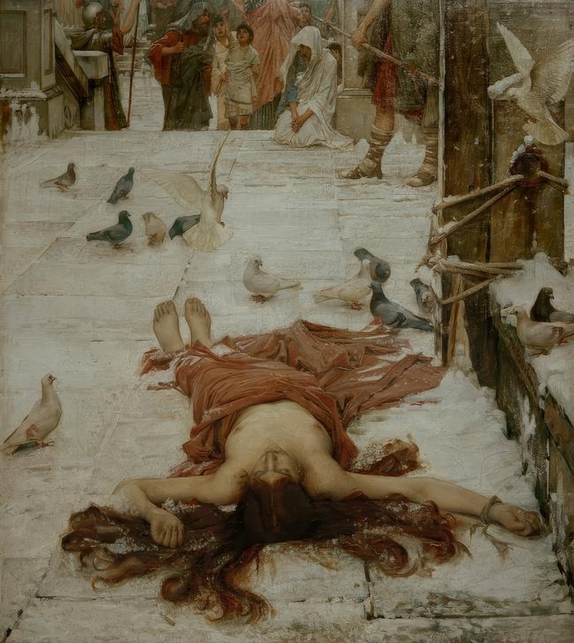 Den hellige Eulalia av John William Waterhouse