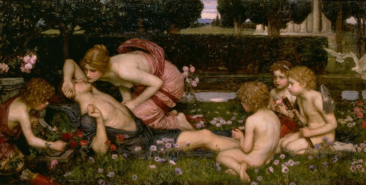 The Awakening of Adonis av John William Waterhouse