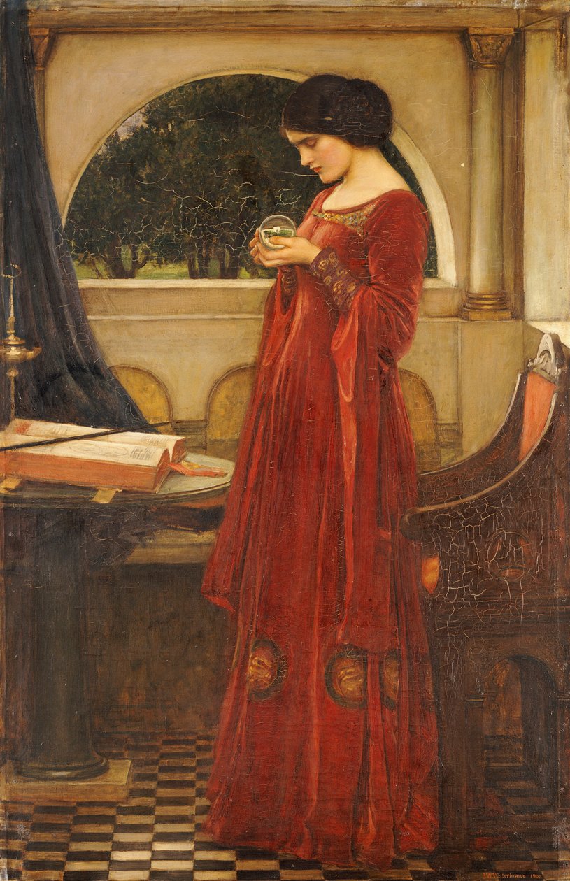 Krystallkulen, 1902 av John William Waterhouse