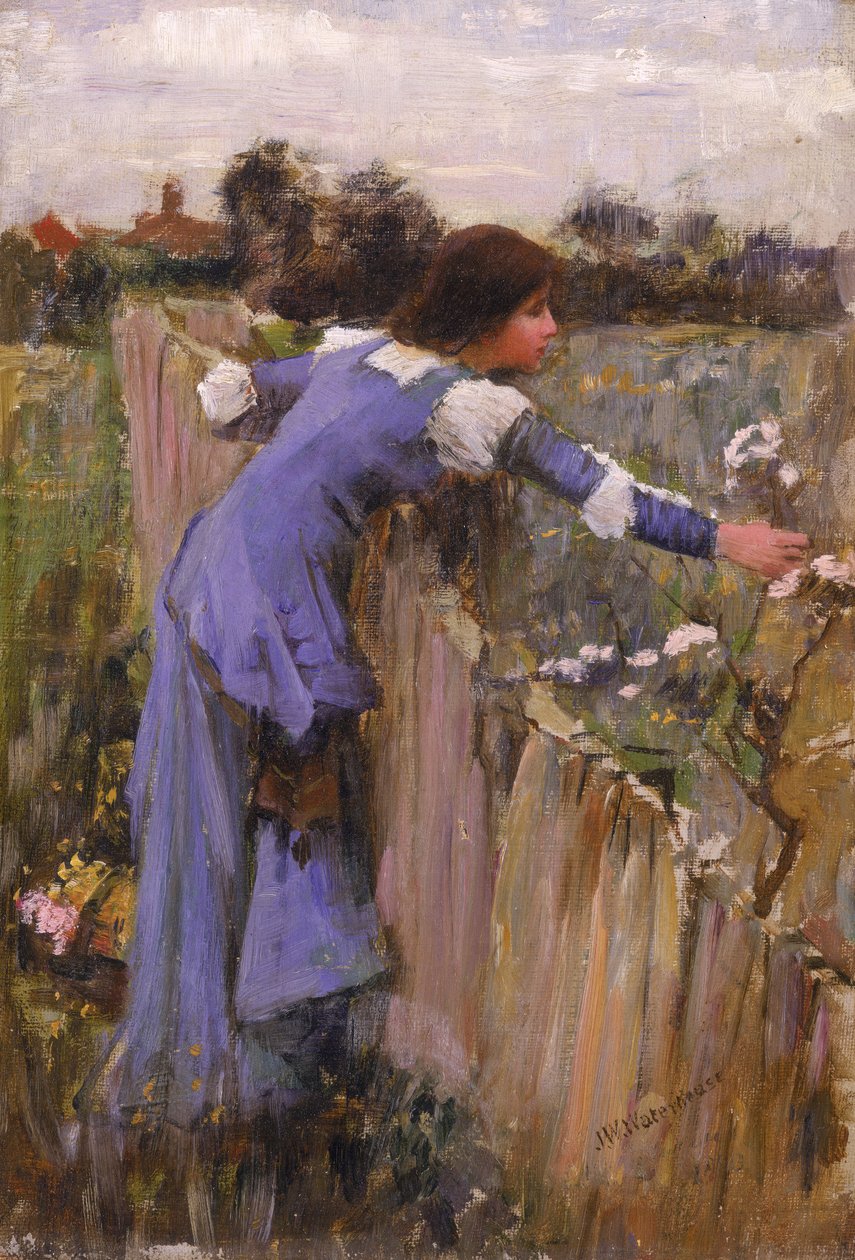 Blomsterplukkeren av John William Waterhouse