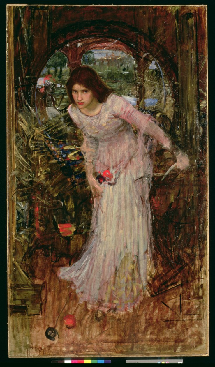 The Lady of Shalott, ca. 1894 av John William Waterhouse