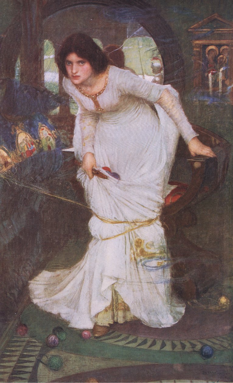 The Lady of Shalott, fra Bibbys Annual, 1916-1917 av John William Waterhouse