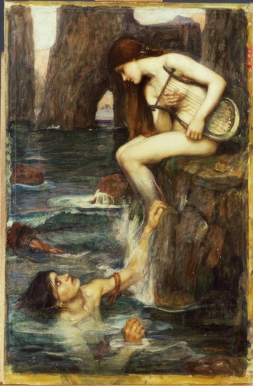 Sirenen av John William Waterhouse