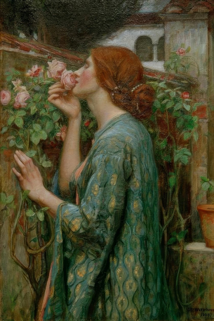 Rosens sjel av John William Waterhouse