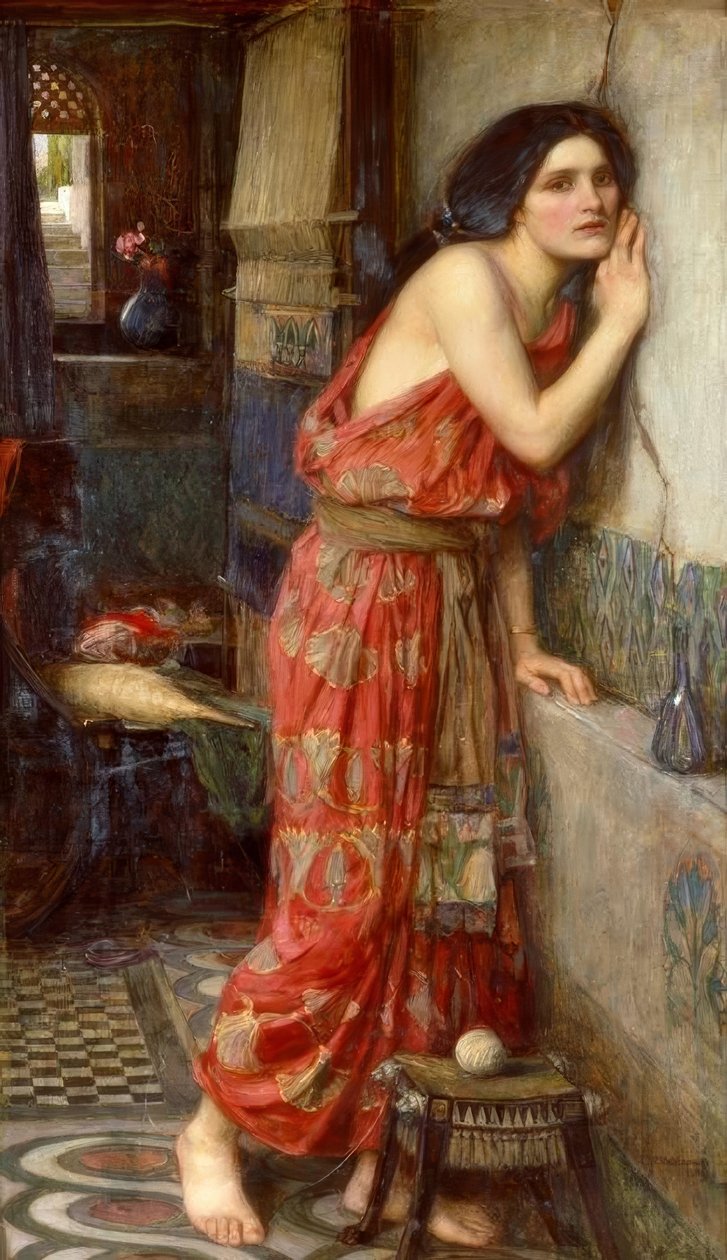 Thisbe eller Lytteren av John William Waterhouse